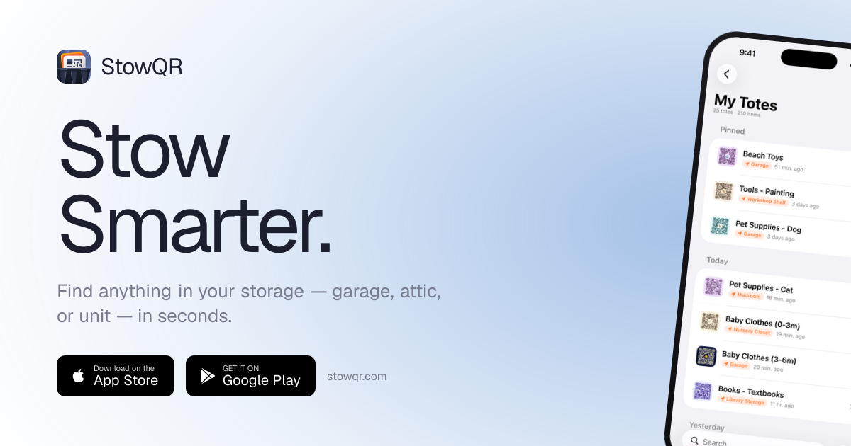 StowQR screenshot 1